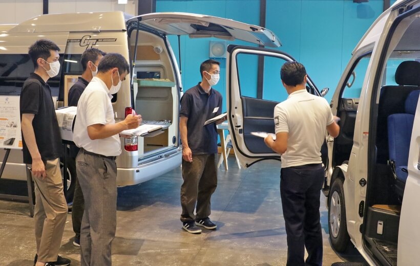 キャンピングカー営業研修