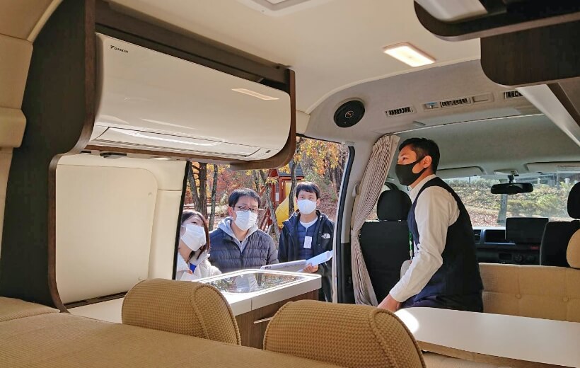 キャンピングカー営業研修