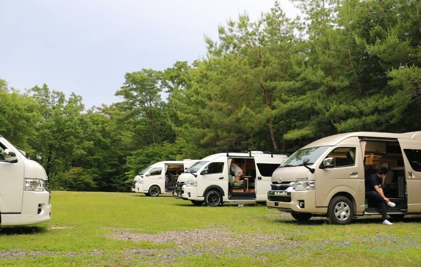 キャンピングカー体験研修