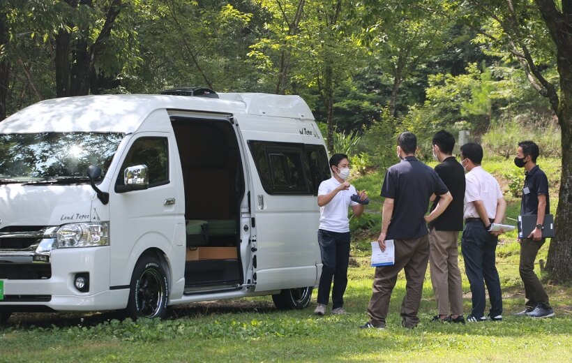 キャンピングカー体験研修