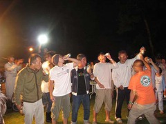 ラムネの一気飲み大会